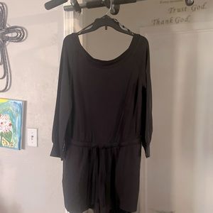 Forever 21 short romper with long sleeve off shoulder